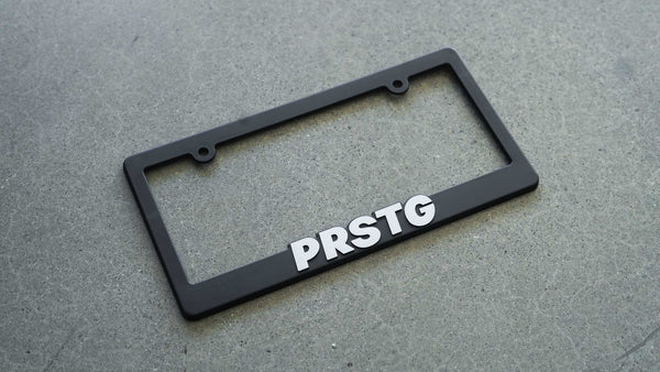PRSTG License Plate Frame